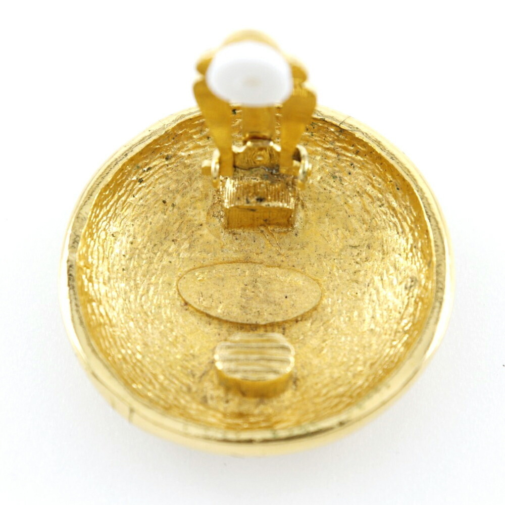 CHANEL Gold Logo Earrings - Picture 6 of 8